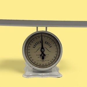 1964 Nurser Queen Baby Scale – 30LB Capacity – Vintage Kitchen & Nursery Scale.
